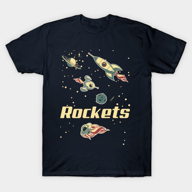 Rockets T-Shirt by KerzoArt